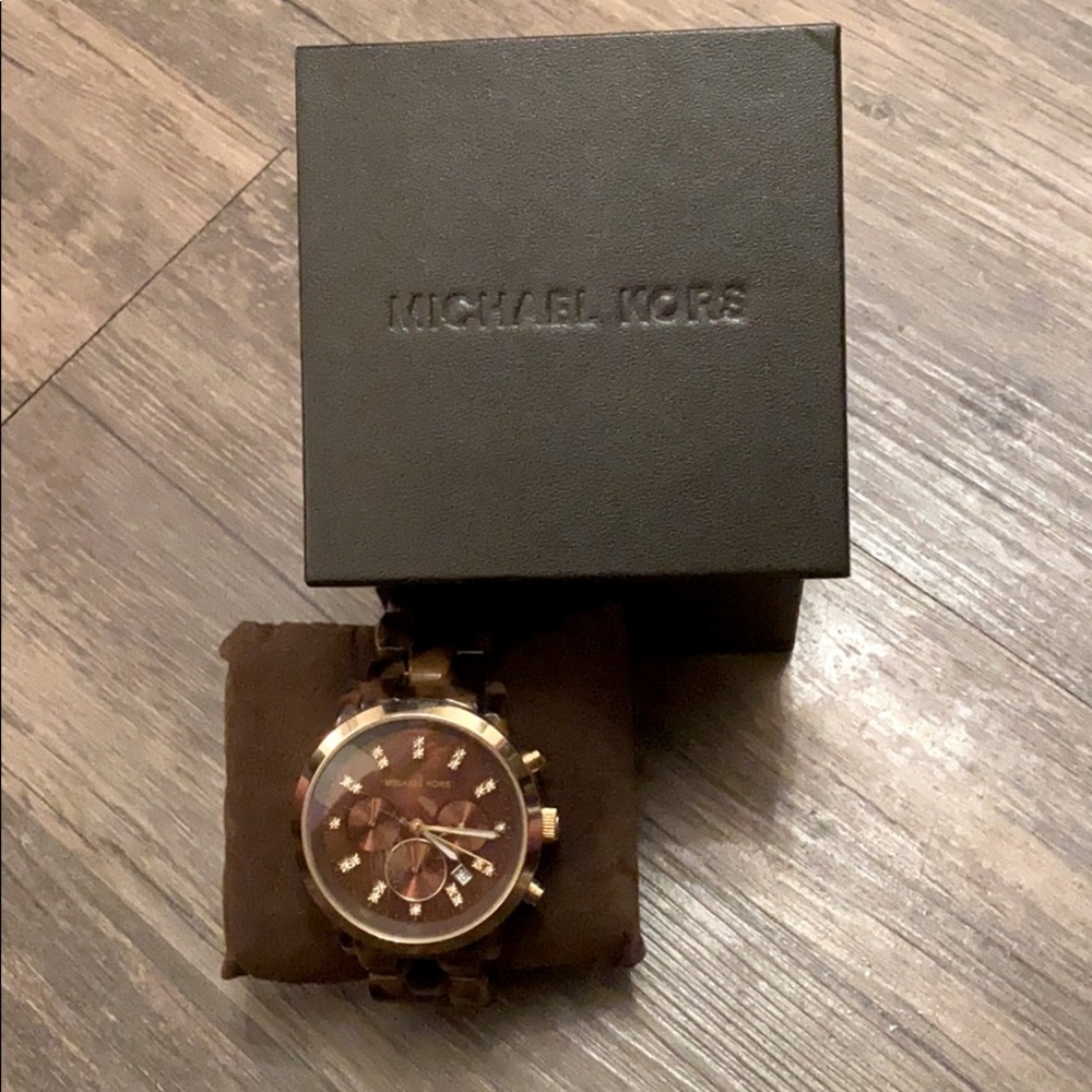 Michael Kors Tortoise watch